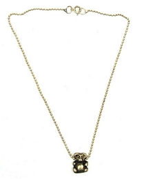 HANGING TEDDY BEAR CHAIN NECKLACE