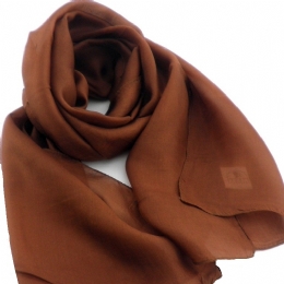 Glossy silk Indian scarf