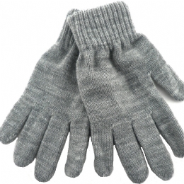 Plain colour elasic women gloves with soft lining