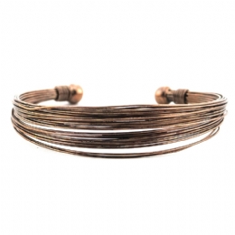 Multi wired copper upper arm bracelet