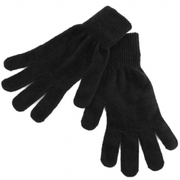 Mens acrylic plain colour gloves
