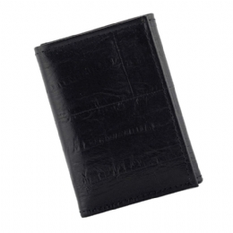 Croco print δερμάτινο Αμερικάνικο ανδρικό πορτοφόλι