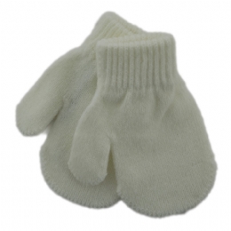 Plain colour baby handful gloves