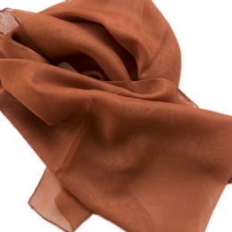 Italian plain colour scarf