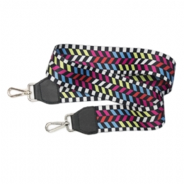 Multicoloured handbag strap Cubes