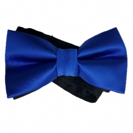 Kids plain colour fabric bow tie 