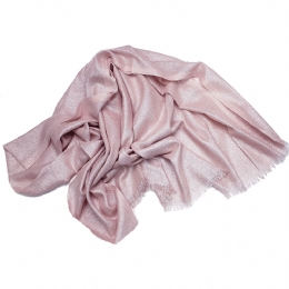 Stole  - scarf with silver lurex from soft fabric
