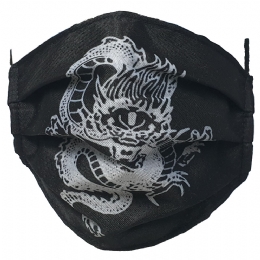 Teenager Italian mask Dragon from water resistant filtering fabric