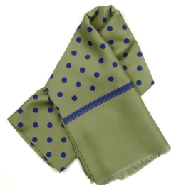Khakis polka dot Italian men scarf