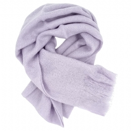 Unisex plain colour lilac scarf in soft fabric