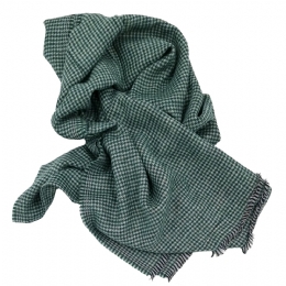 Cypress iItalian mens pied de poule scarf in very soft fabric