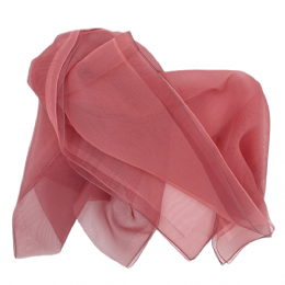 Retro pink ombre Italian scarf Glossy