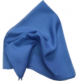 Plain colour RAF (Royal Air Force) blue chiffon Italian small square scarf