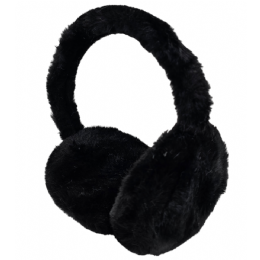 Black fluffy earmufs