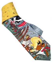 Silk Italian tie Speedy Gonzales