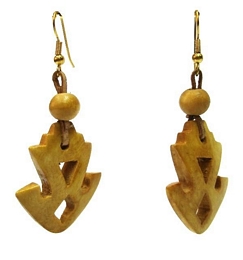 WOODEN EARRINGS