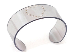 PLEXIGLASS ΒΡΑΧΙΟΛΙ ΜΕ ΚΑΡΔΙΑ ΣΤΡΑΣ