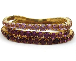 3 Χ ΕΛΑΣΤΙΚΑ ΒΡΑΧΙΟΛΙΑ ΜΕ ΤΡΙΧΡΩΜΑ ΣΤΡΑΣ