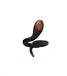 Χάλκινο retro δαχτυλίδι Φίδι 