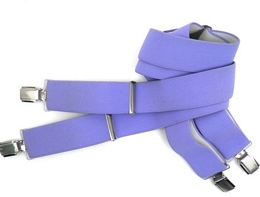 Unisex plain colour suspenders