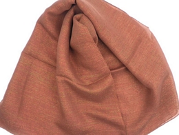 Plain colour Italian scarf with colourful lurex