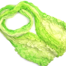 Μεταξωτό ombre φουλάρι με φωλιές