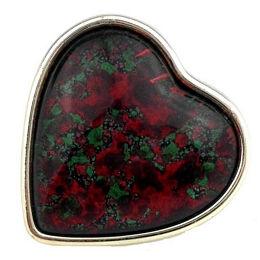 Δαχτυλίδι καρδιά με splash print