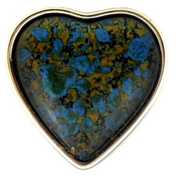 Δαχτυλίδι καρδιά με splash print