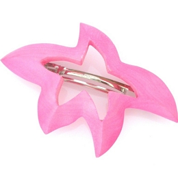 Ξύλινη μπαρέτα μαλλιών αστερίας