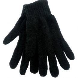 Μονόχρωμα ελαστικά ανδρικά γάντια με μαλακή επένδυση