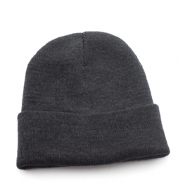 Μονόχρωμος μαλακός unisex σκούφος 