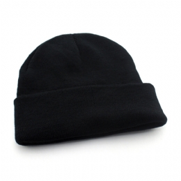 Μονόχρωμος μαλακός unisex σκούφος 