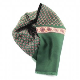 Κλασικό στενό Ιταλικό ανδρικό φουλάρι με ρόμβους