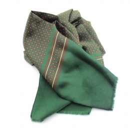 Ανδρικό Ιταλικό φουλάρι με λουλουδάκια