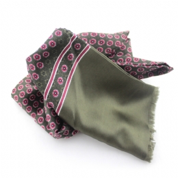 Ιταλικό κλασικό ανδρικό φουλάρι με κύκλους