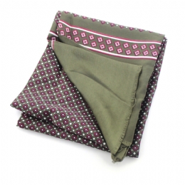 Ιταλικό κλασικό ανδρικό φουλάρι Star rhombus