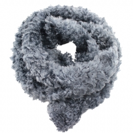 Plain colour Chennile fluffy scarf