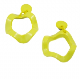 Σκουλαρίκια clips Wavy hoops