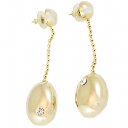 Μακριά χρυσά σκουλαρίκια Chic