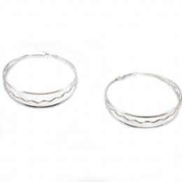 Μεγάλοι τριπλοί κρίκοι Zig Zag