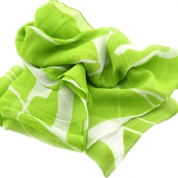 Italian Wavy scarf with bright colours