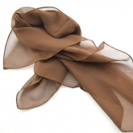 Μονόχρωμο chiffon Ιταλικό μαντήλι