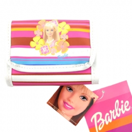Ριγέ πολύχρωμο πορτοφόλι Barbie