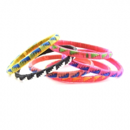 6 x fluo βραχιόλια Wave