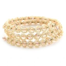 Βραχιόλι σπιράλ με χάντρες