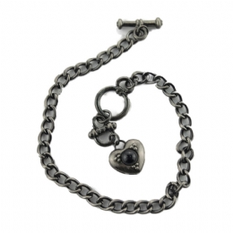 Βραχιόλι αλυσίδα με κρεμαστή καρδιά