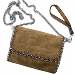 Ταμπά τσάντα φάκελος με περιμετρική αλυσίδα