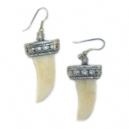 Σκουλαρίκια από ελεφαντόδοντο