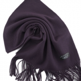 Plain colour unisex acrylic Italian scarf