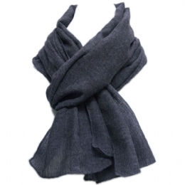 Thin Italian wool plain colour fine quality scarf 